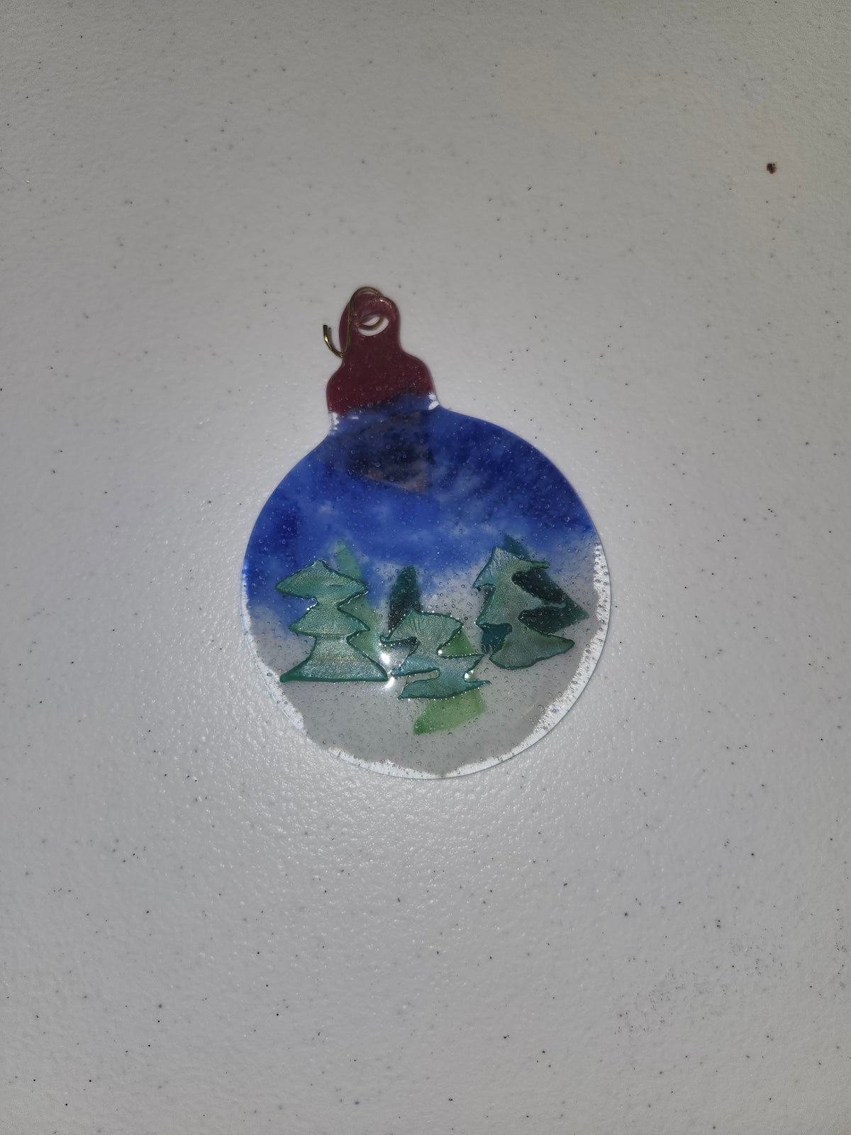 Fused Glass Art Christmas Tree Ornaments - various shapes, sizes, colors