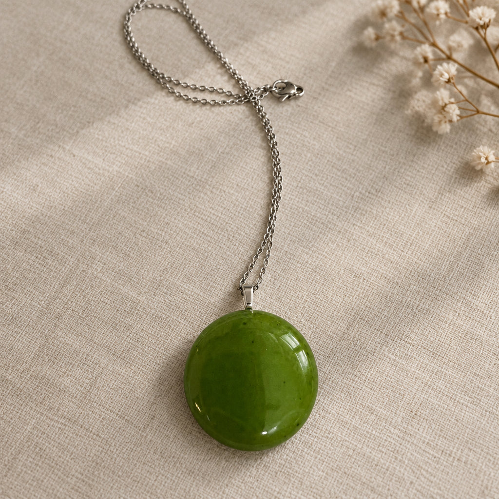 Handcrafted Fused Glass Circle Necklaces