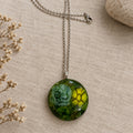 Handcrafted Fused Glass Circle Necklaces