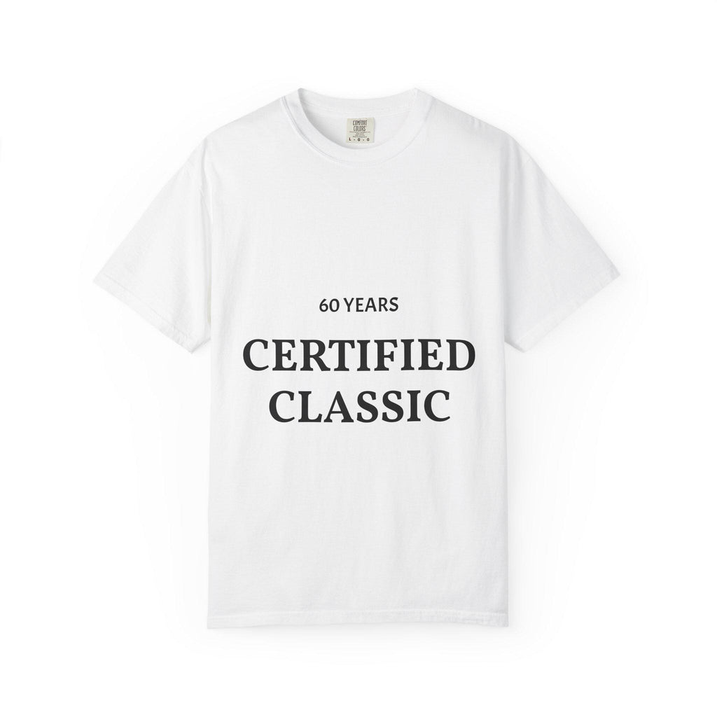 Progress Over Perfection 60 Years T-shirt | Certified Classic Anniversary Tee