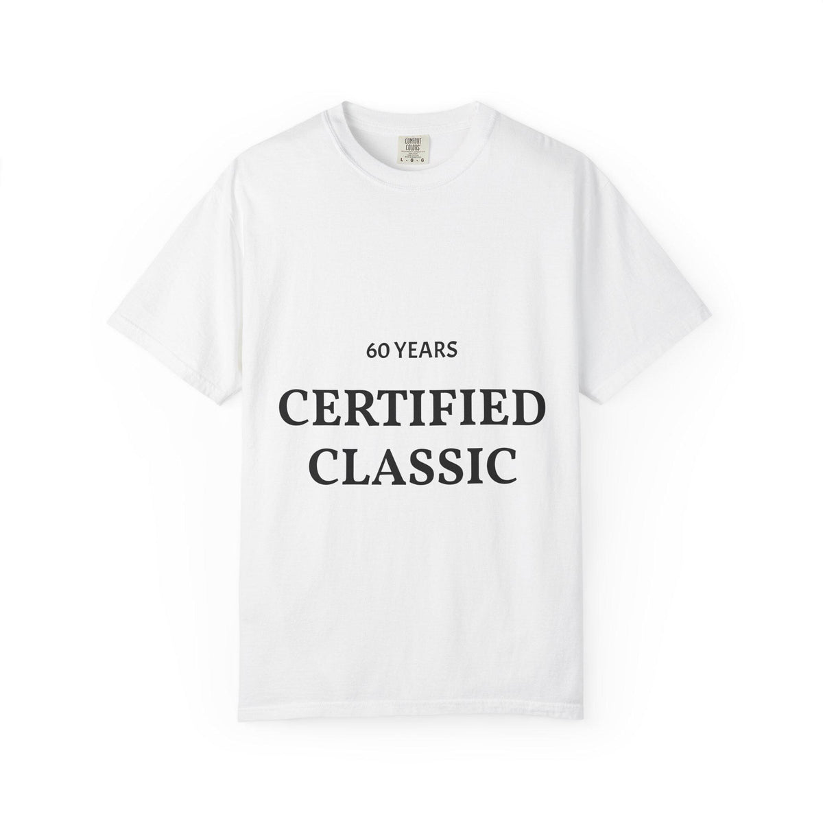Progress Over Perfection 60 Years T-shirt | Certified Classic Anniversary Tee