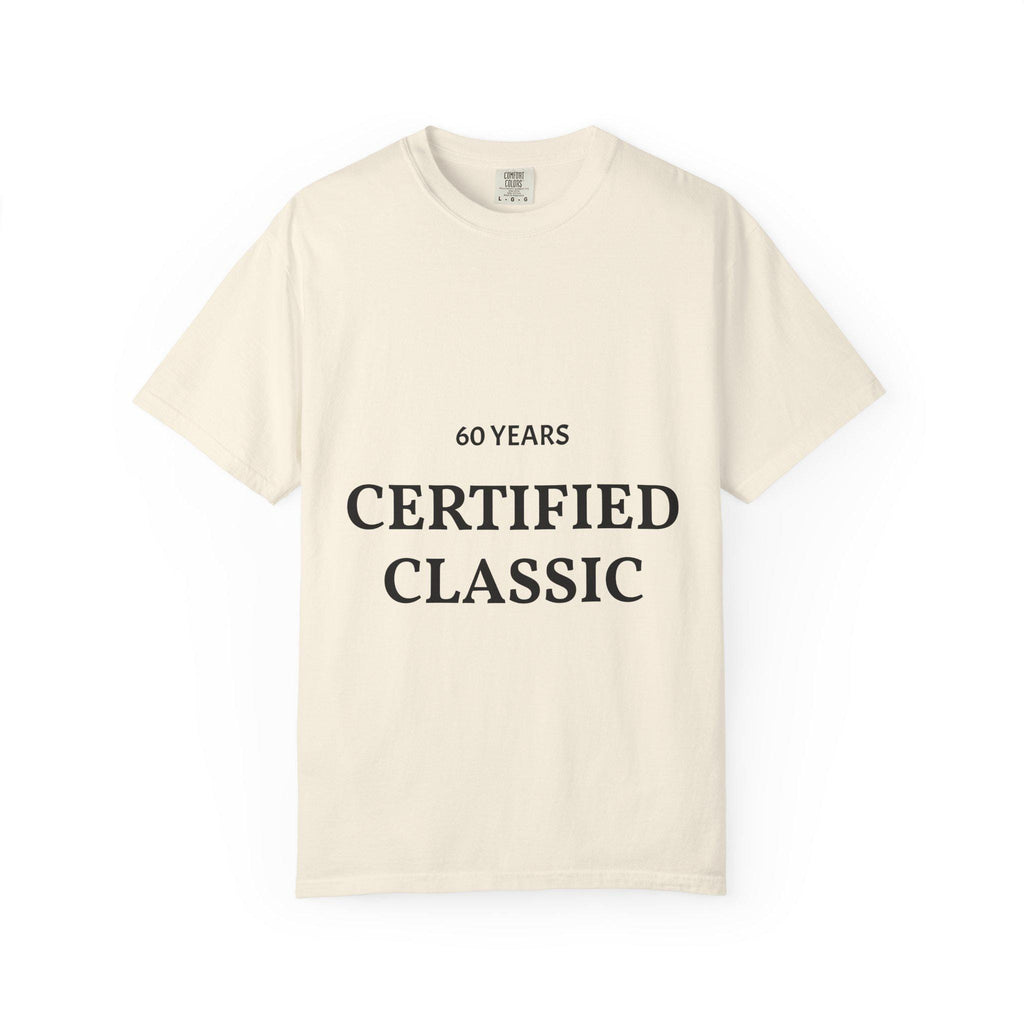 Progress Over Perfection 60 Years T-shirt | Certified Classic Anniversary Tee