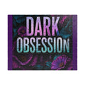 Dark Obsession floral typography Puzzle | 252-piece jigsaw