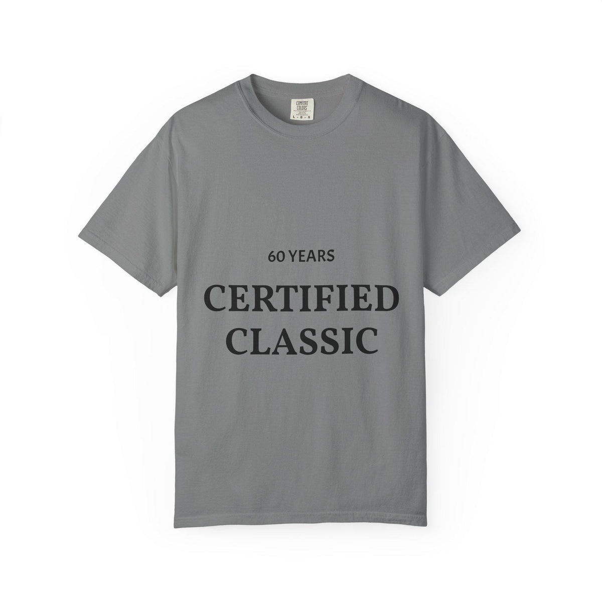 Progress Over Perfection 60 Years T-shirt | Certified Classic Anniversary Tee