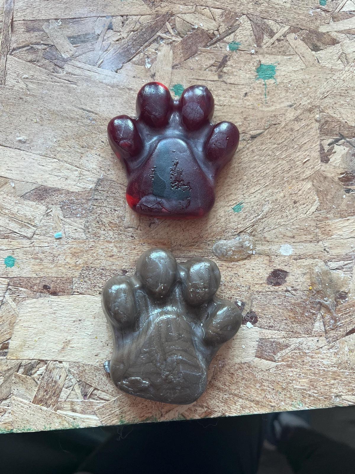Personalized Fused Glass Paw Print Keepsake, Pet Memorial or Dog Gift